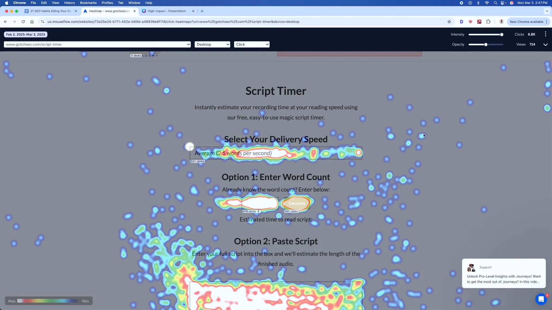 User tracking software example