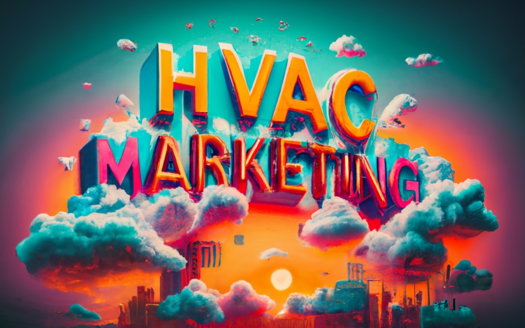 Hvac Marketing, hyperrealistic, high detail, fluorescent writing on a clouds wall, graffiti 90s style, poster, photo, illustration, typography, 3d render, conceptual art, vibrant, painting,