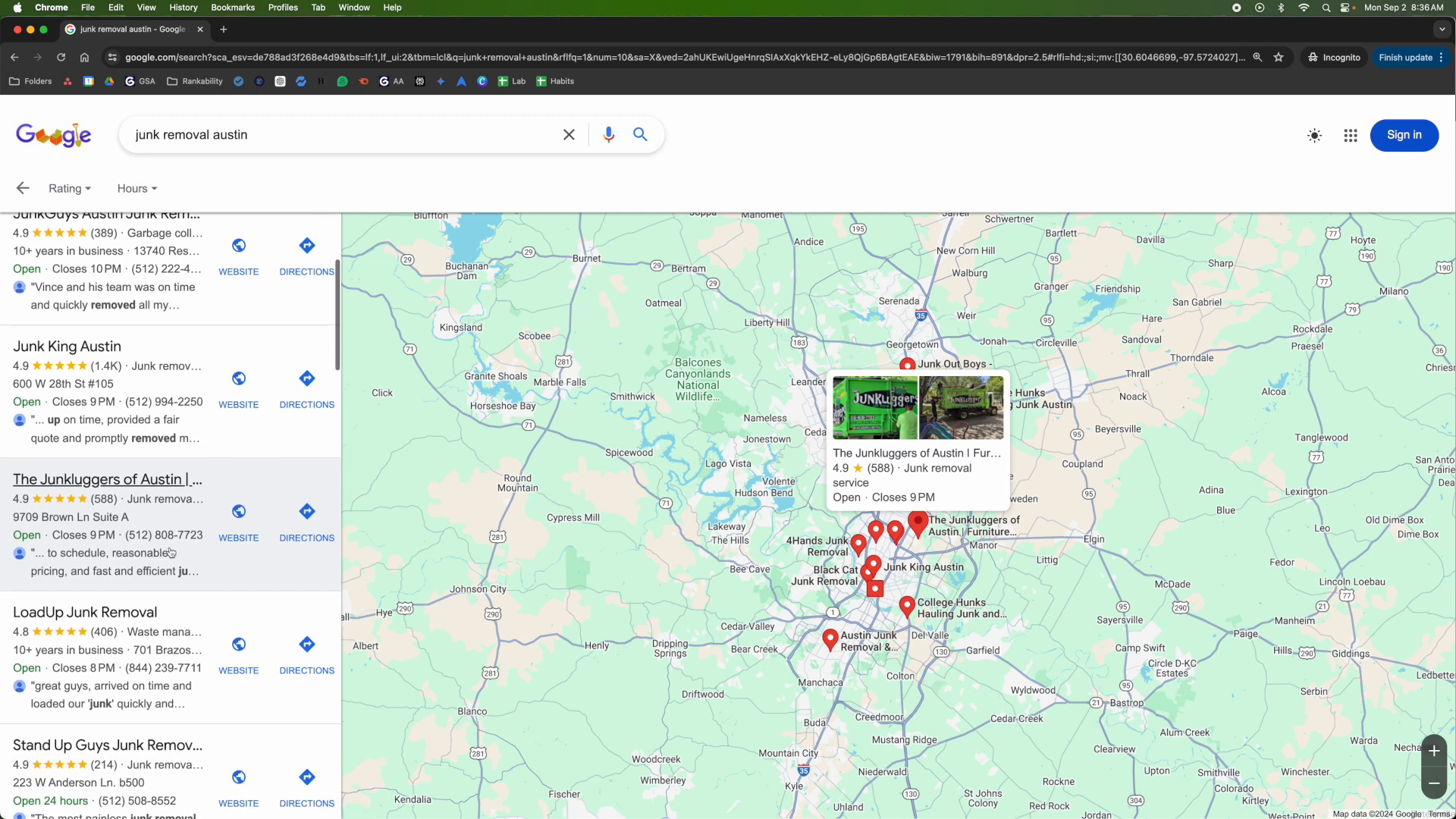 Customer reviews impact on local SEO