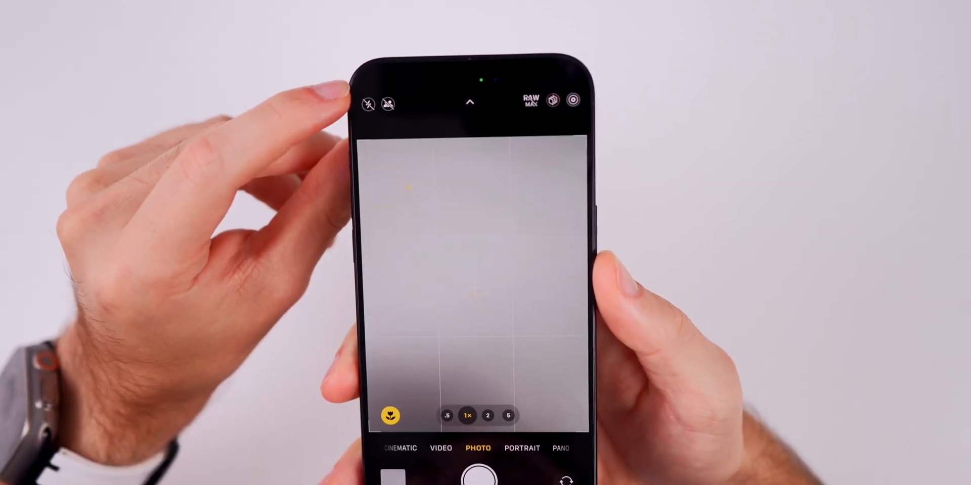 New flash settings interface