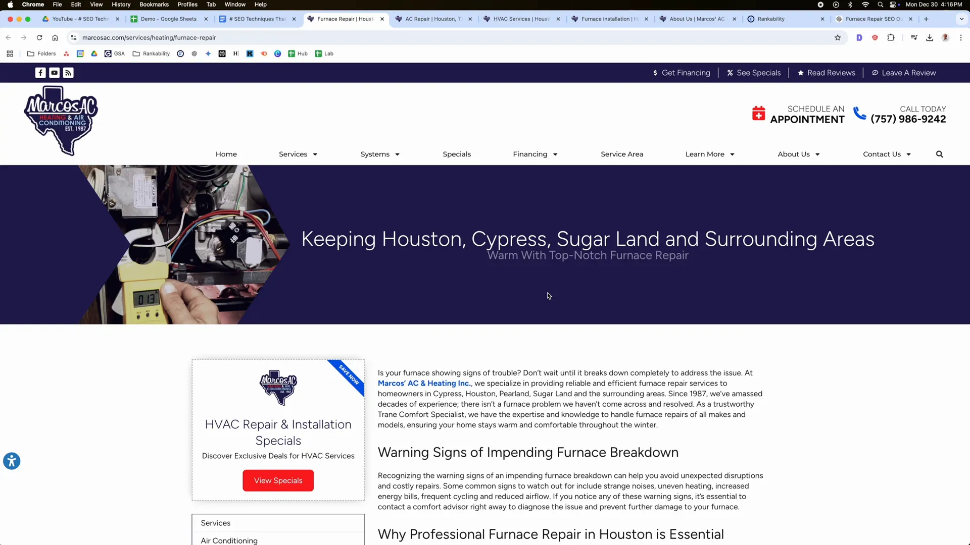 Creating internal links