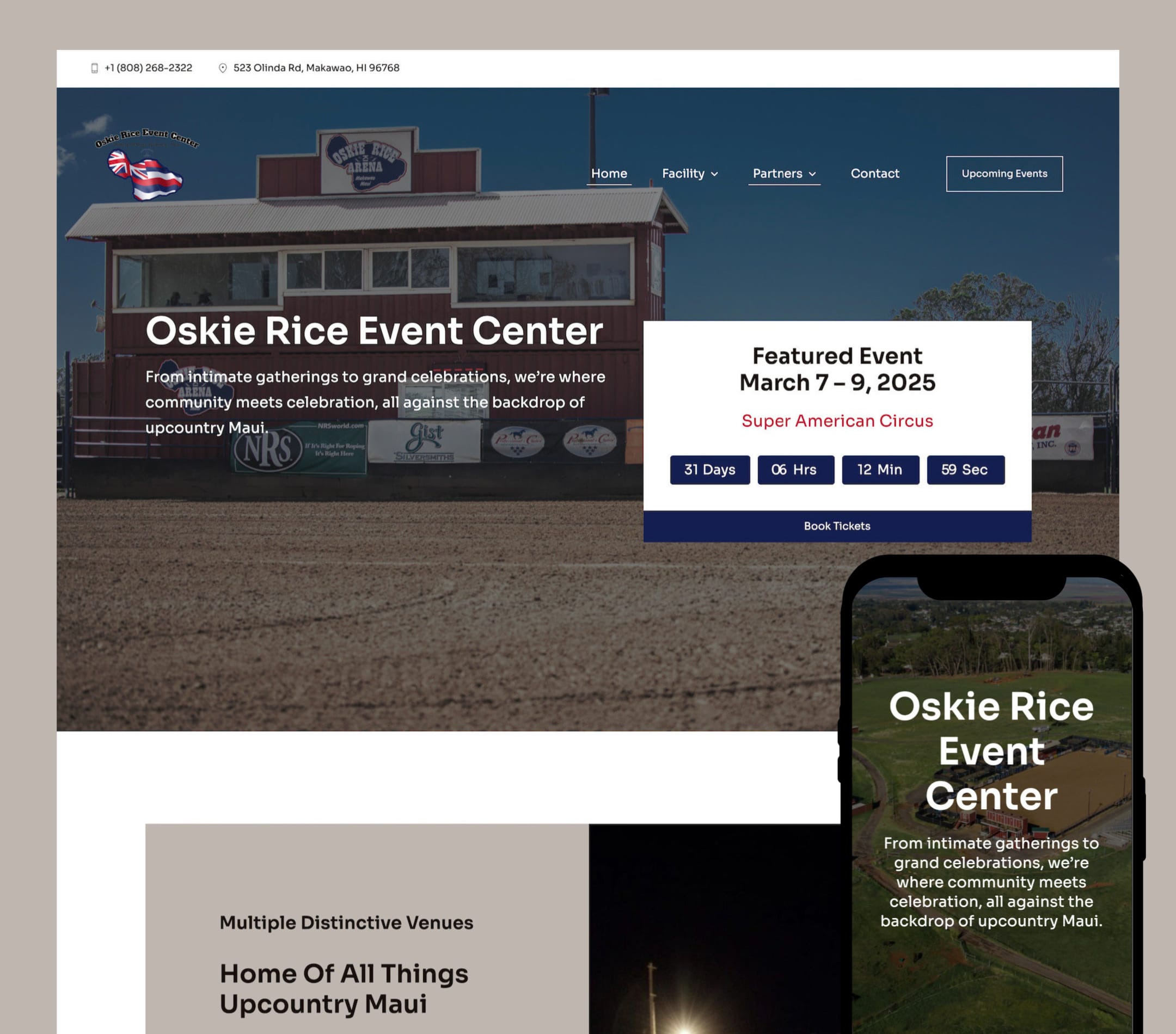 Oskie Rice Event Center Case Study Image