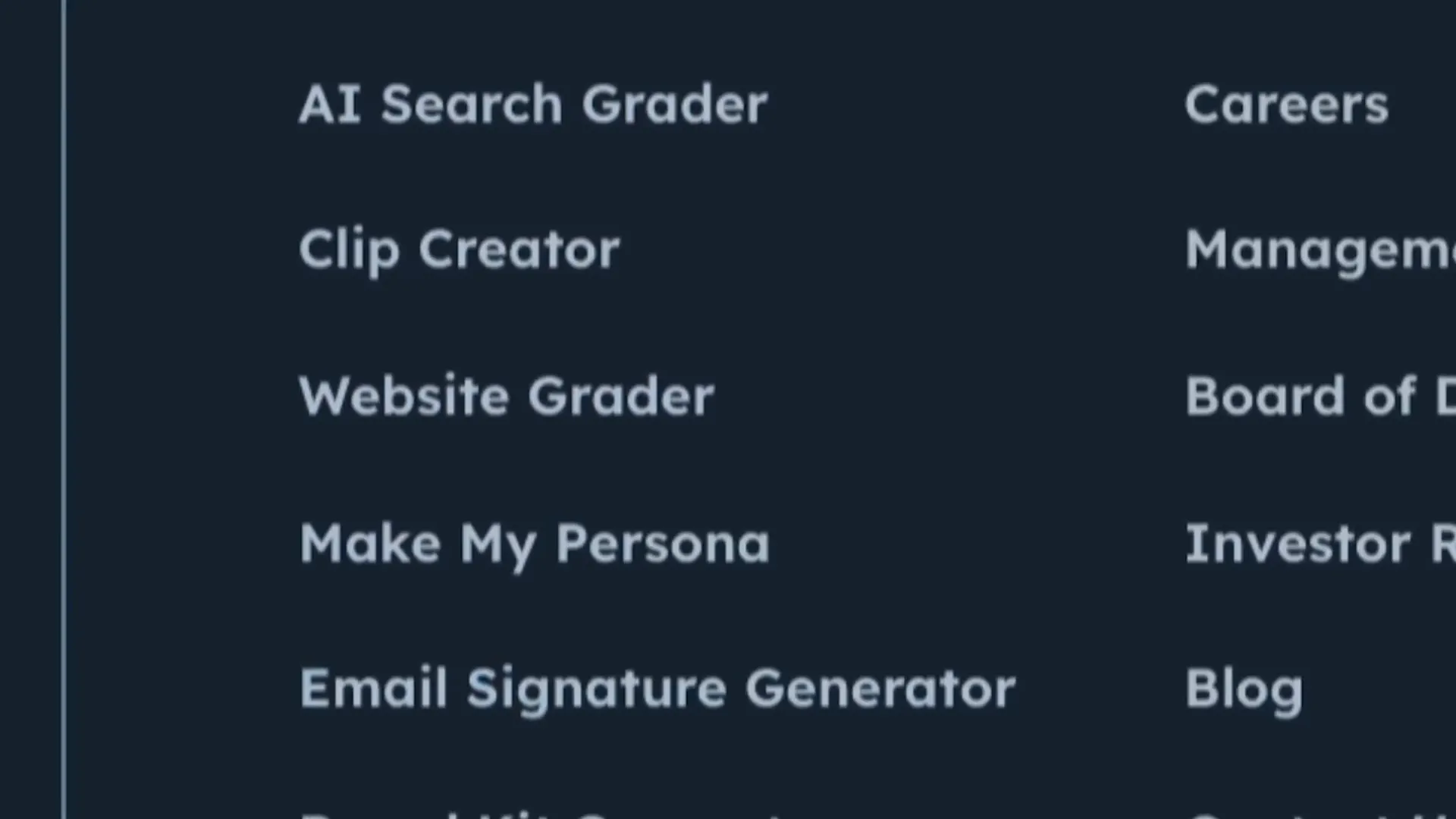HubSpot's free tools for lead generation