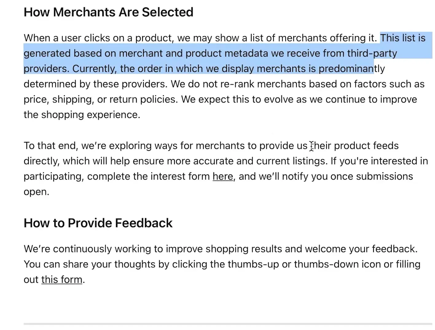 Example of schema markup for product reviews
