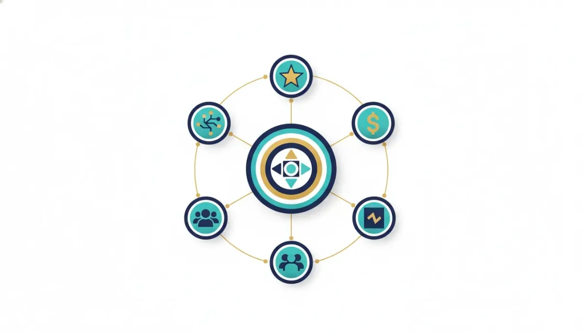 Marketing strategy framework diagram